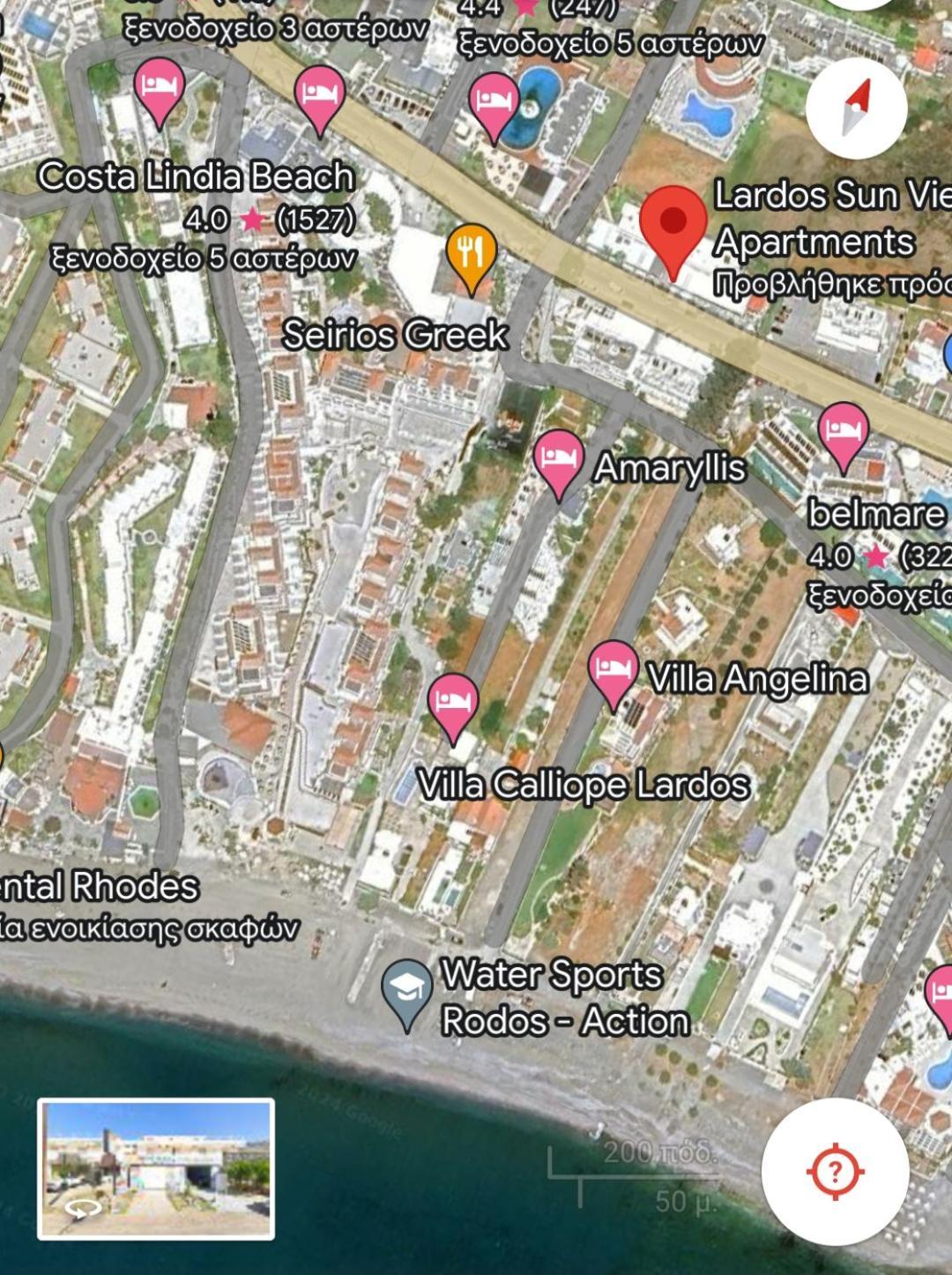 Lardos Sun View Apartments Esterno foto